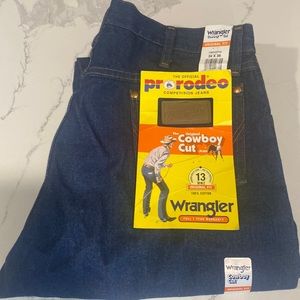 Wrangler original cowboy cut jeans size 34x36